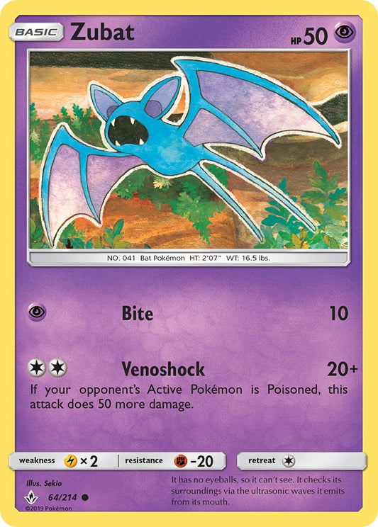 Zubat 64/214 Reverse Common