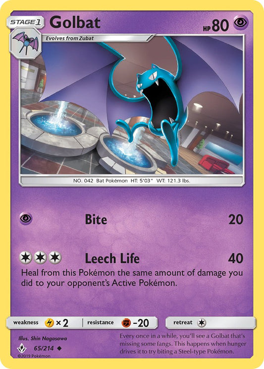 Golbat 65/214 Reverse Uncommon