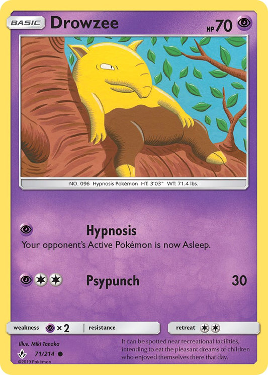 Drowzee 71/214 Common