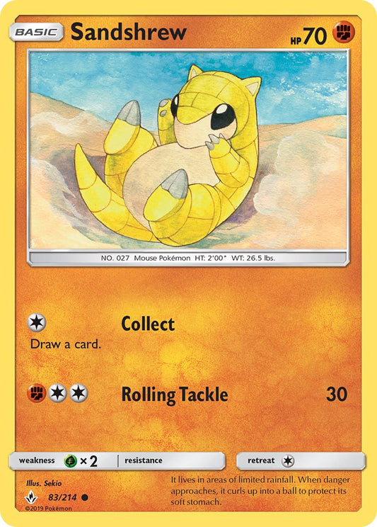 Sandshrew 83/214 Reverse Common