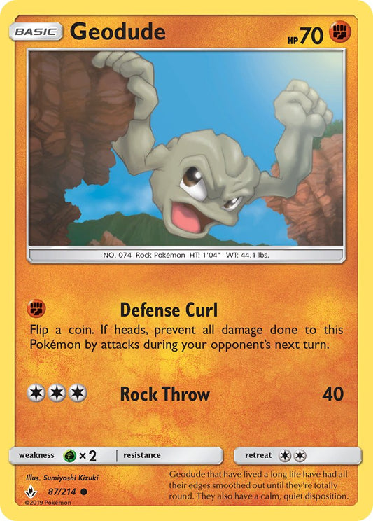 Geodude 87/214 Reverse Common