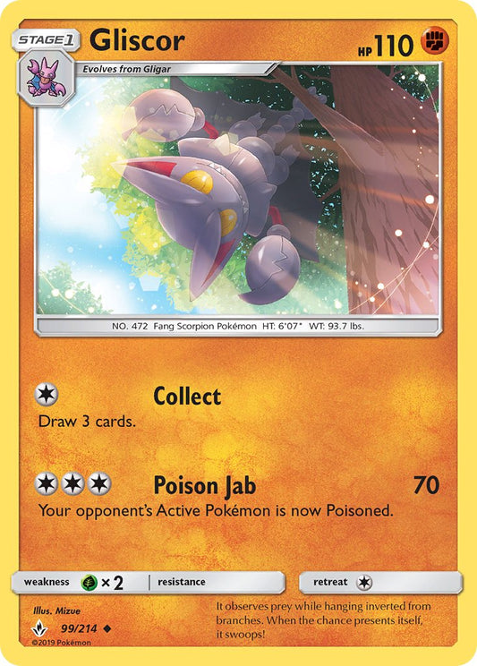 Gliscor 99/214 Reverse Uncommon