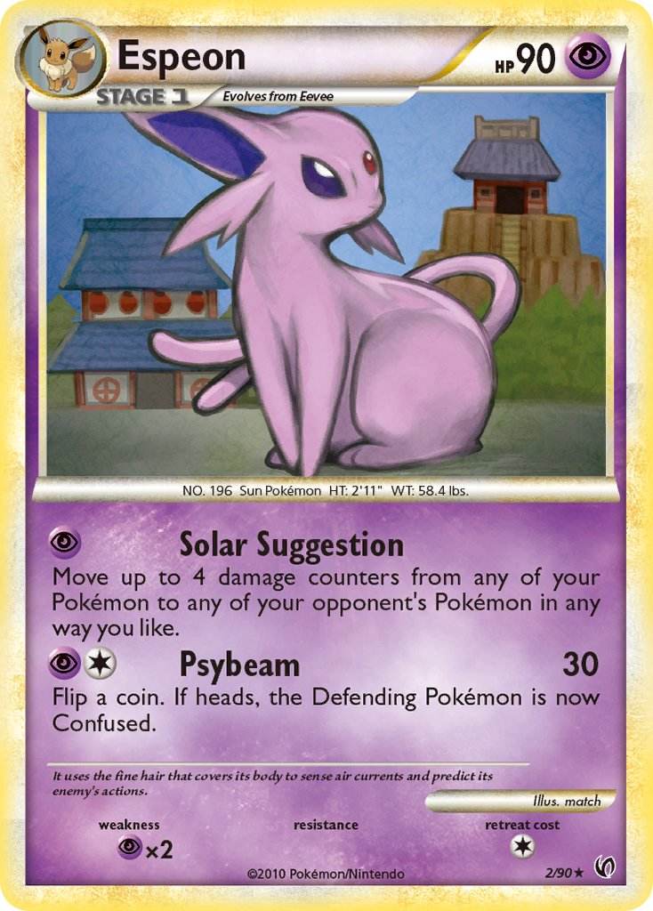 Espeon 2/90 Reverse Rare - MissingNo.