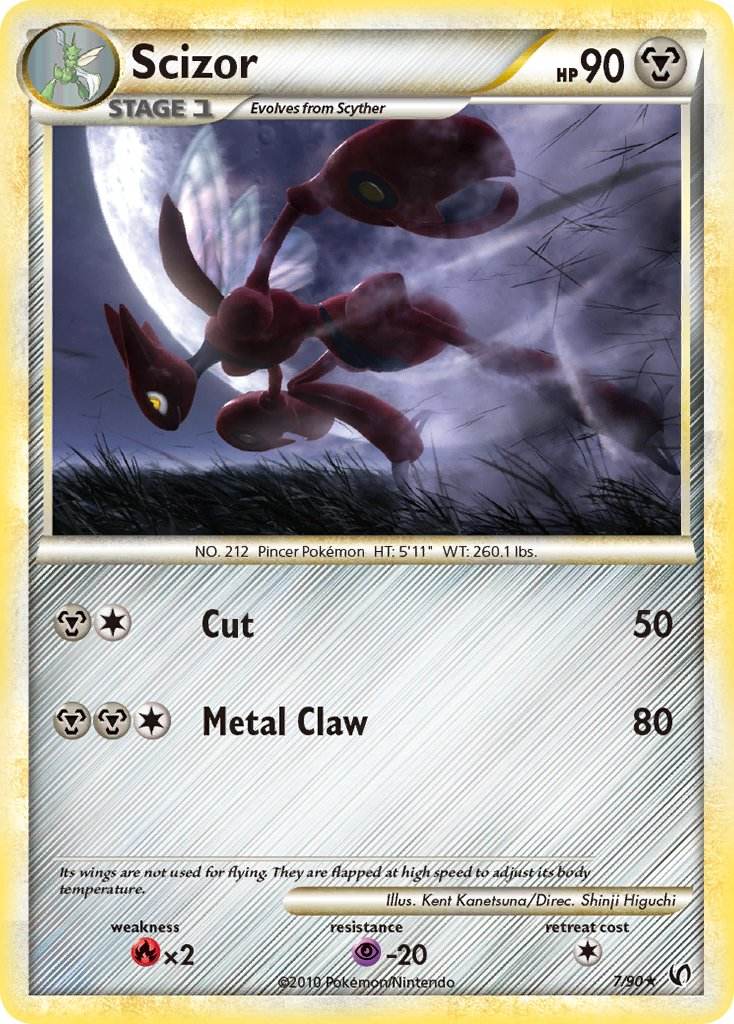 Scizor 7/90 Holo Rare - MissingNo.