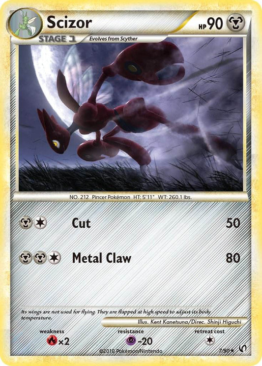 Scizor 7/90 Holo Rare - MissingNo.