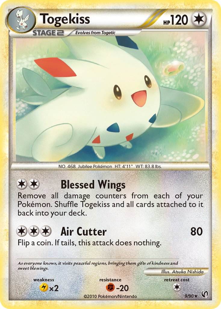 Togekiss 9/90 Reverse Rare - MissingNo.