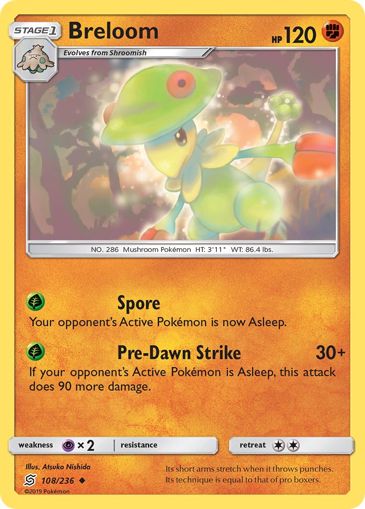 Breloom 108/236 Reverse Uncommon - MissingNo.