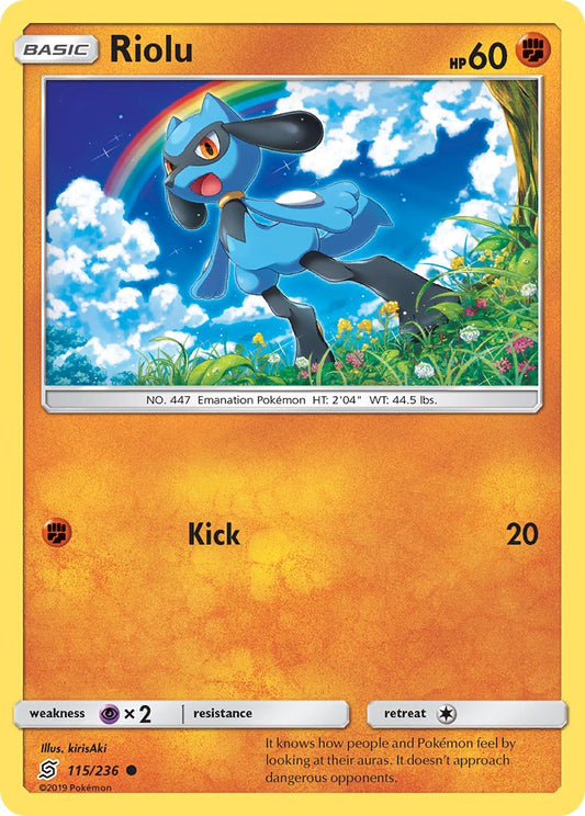 Riolu 115/236 Reverse Common - MissingNo.