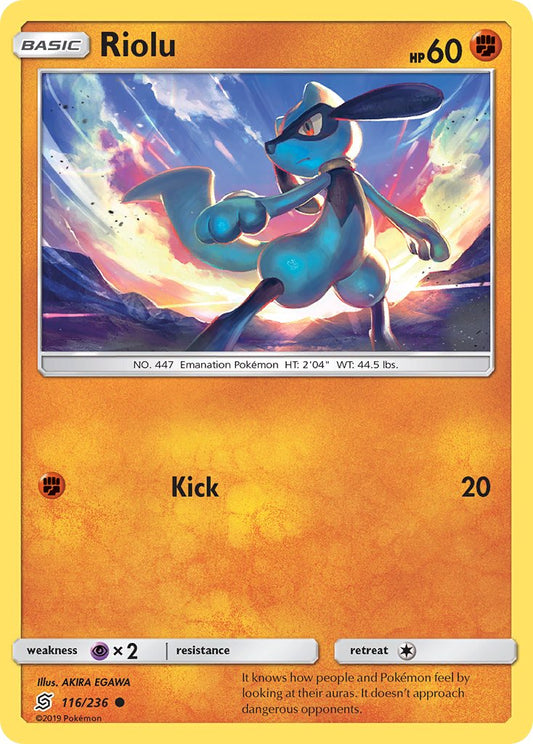 Riolu 116/236 Reverse Common - MissingNo.