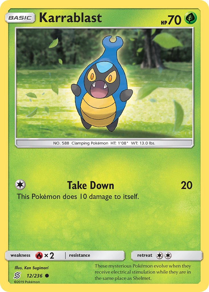 Karrablast 12/236 Reverse Common - MissingNo.