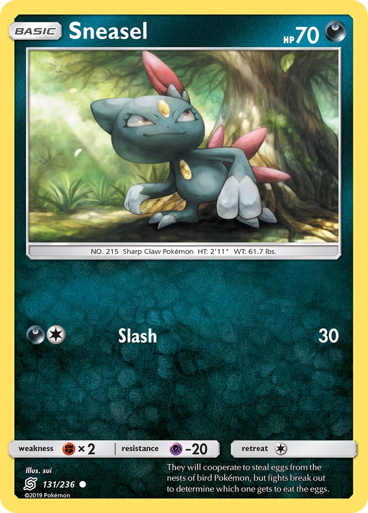 Sneasel 131/236 Reverse Common - MissingNo.