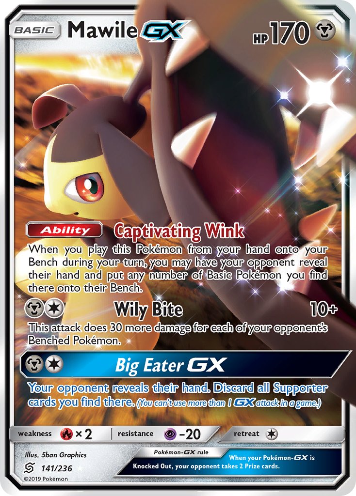 Mawile GX 141/236 Holo Rare GX - MissingNo.