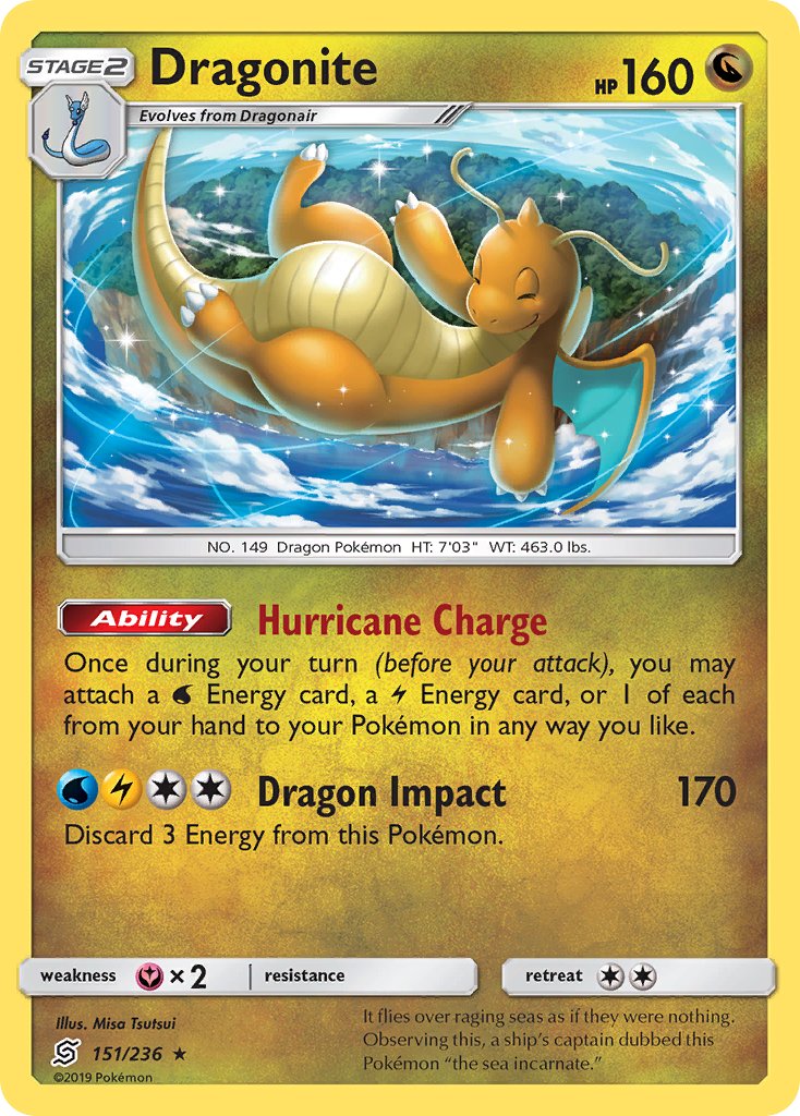 Dragonite 151/236 Non-Holo Rare - MissingNo.