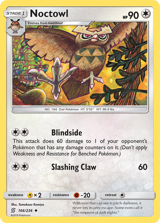 Noctowl 166/236 Reverse Uncommon - MissingNo.