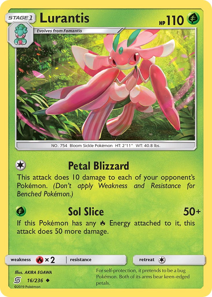 Lurantis 16/236 Reverse Uncommon - MissingNo.