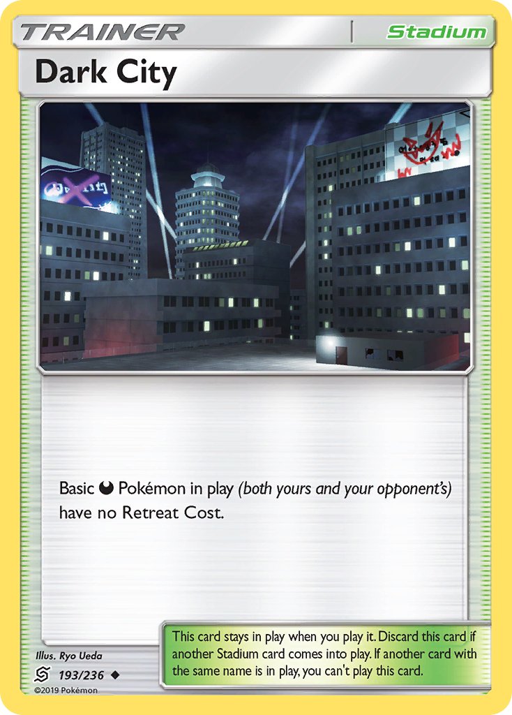 Dark City 193/236 Reverse Uncommon - MissingNo.