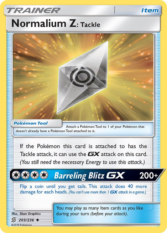 Normalium Z: Tackle 203/236 Reverse Uncommon - MissingNo.