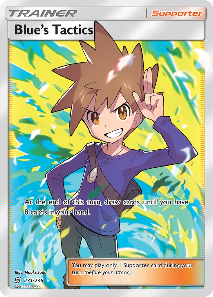 Blue's Tactics 231/236 Holo Ultra Rare - MissingNo.