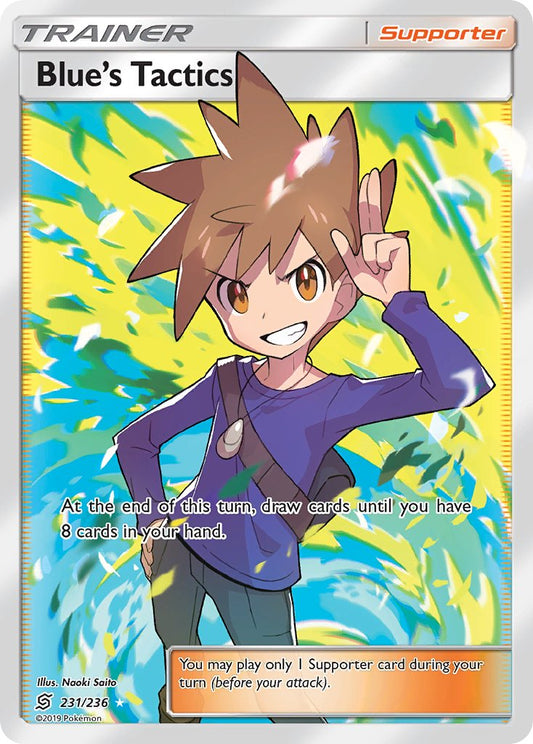 Blue's Tactics 231/236 Holo Ultra Rare - MissingNo.
