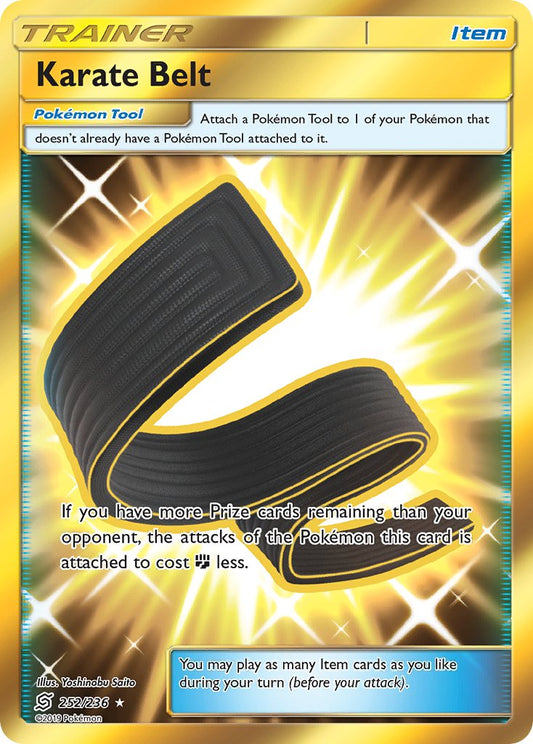 Karate Belt 252/236 Gold Secret Rare - MissingNo.