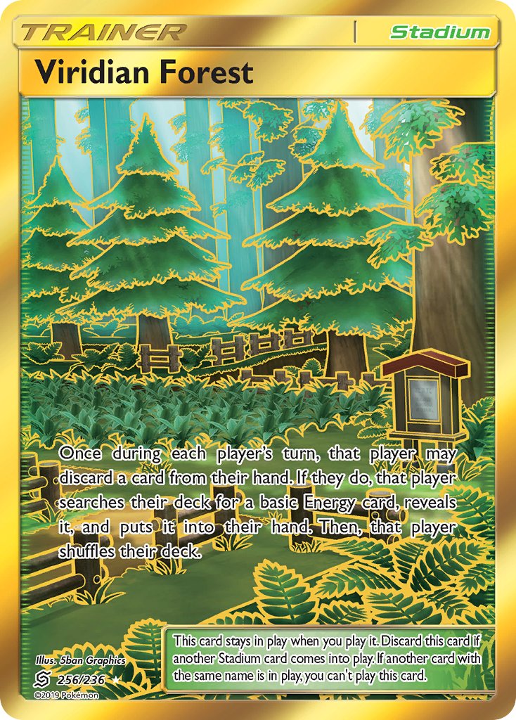 Viridian Forest 256/236 Gold Secret Rare - MissingNo.