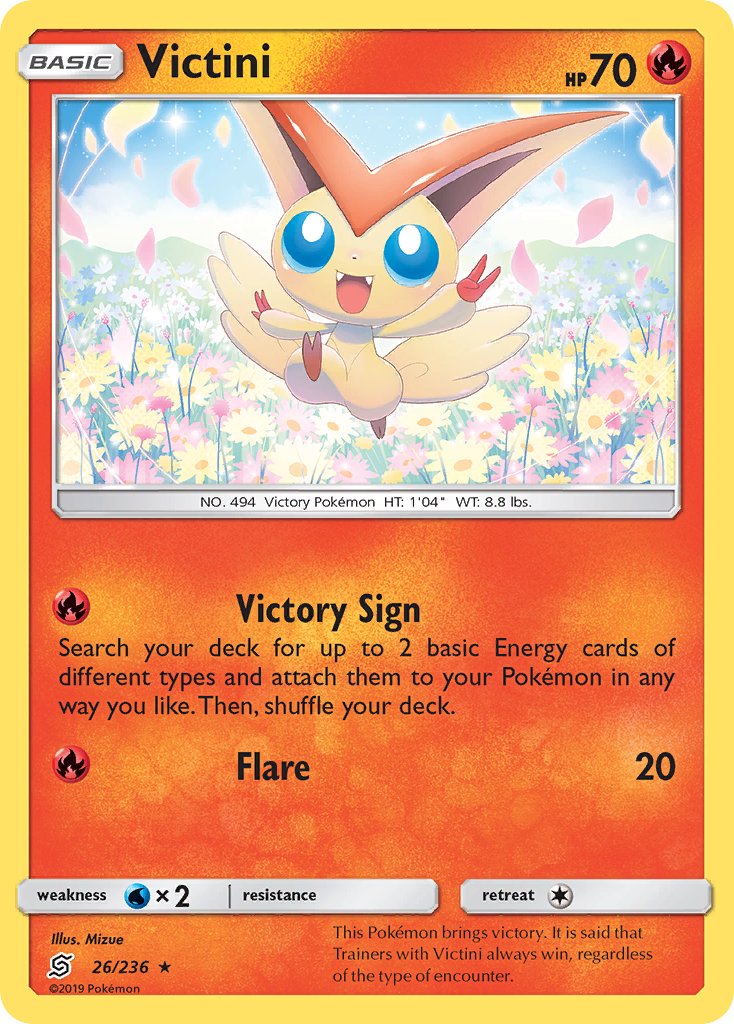 Victini 26/236 Holo Rare - MissingNo.