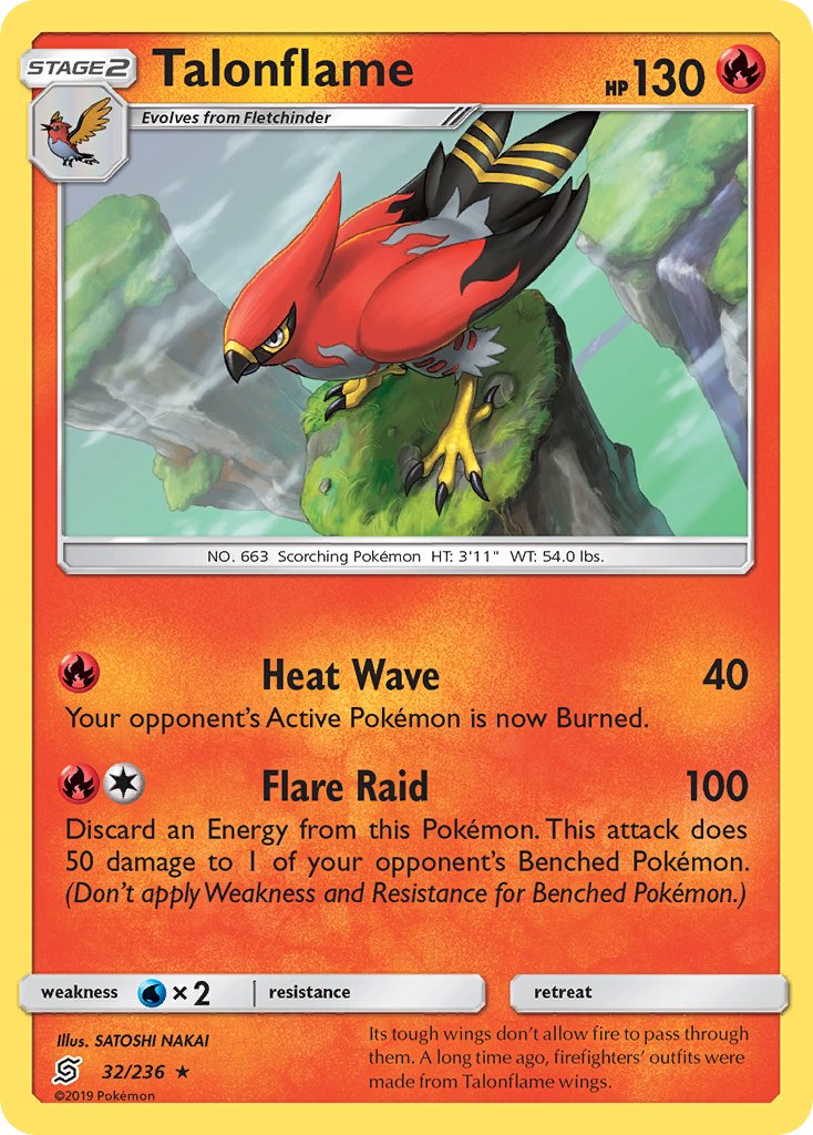 Talonflame 32/236 Non-Holo Rare - MissingNo.