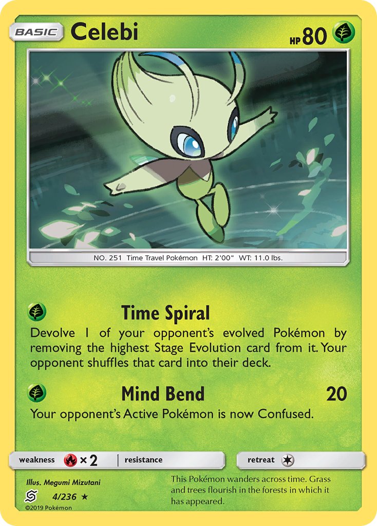 Celebi 4/236 Holo Rare - MissingNo.