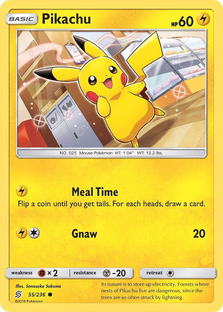 Pikachu 55/236 Common - MissingNo.