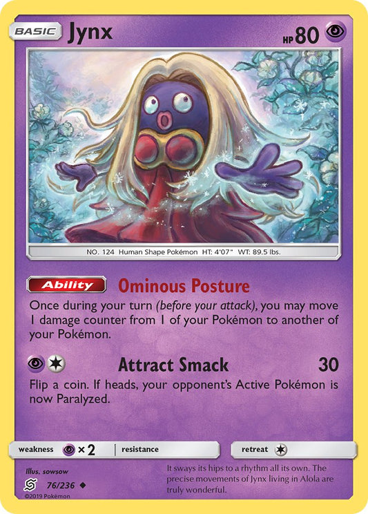 Jynx 76/236 Uncommon - MissingNo.