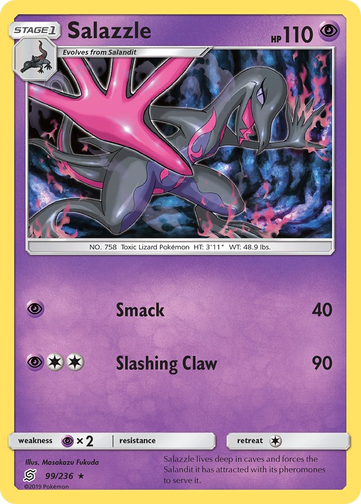 Salazzle 99/236 Reverse Rare - MissingNo.