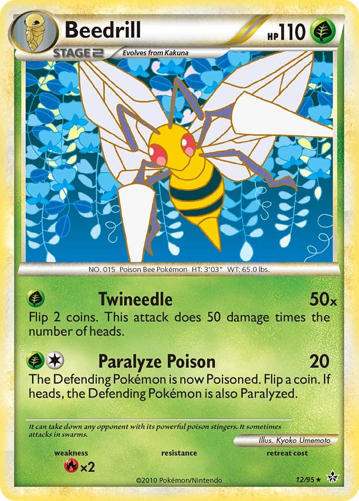 Beedrill 12/95 Non-Holo Rare - MissingNo.