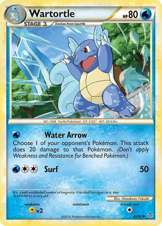Wartortle 42/95 Reverse Uncommon - MissingNo.