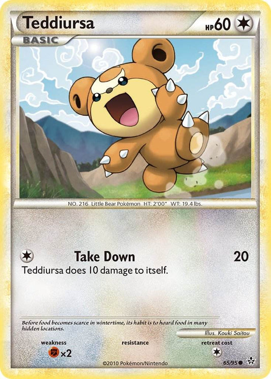 Teddiursa 65/95 Reverse Common - MissingNo.