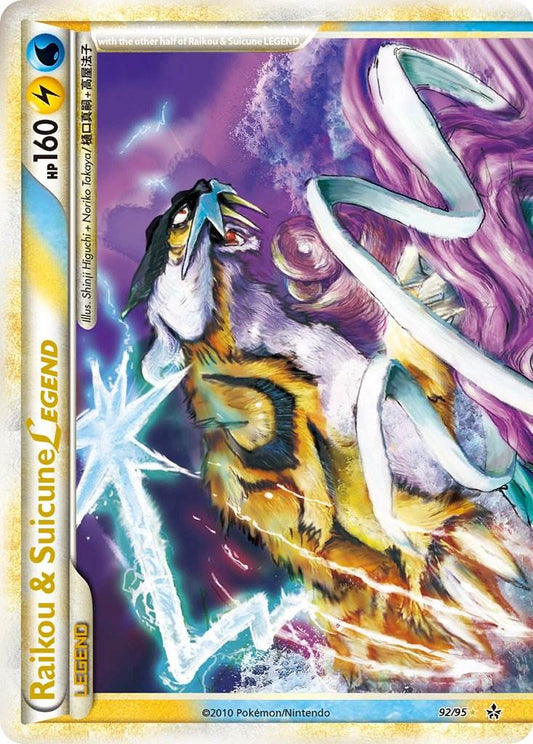 Raikou & Suicune Legend 92/95 Holo Legend - MissingNo.