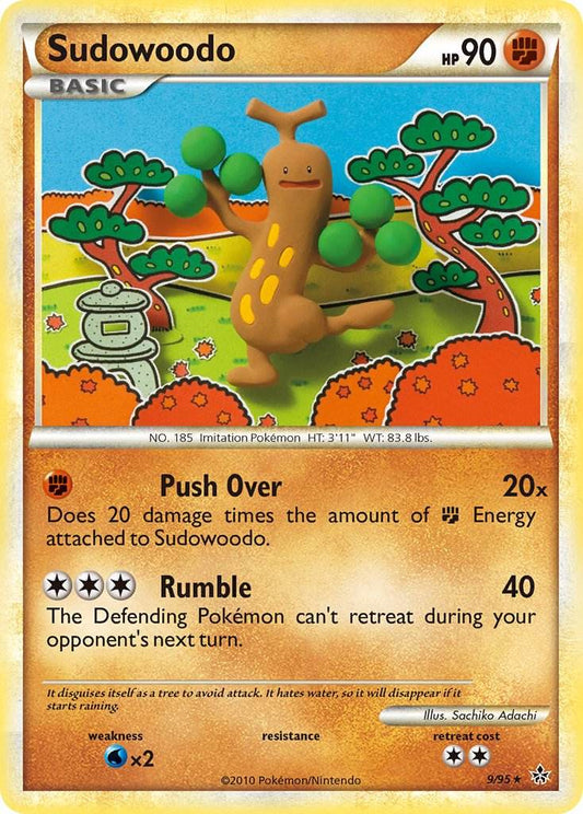 Sudowoodo 9/95 Reverse Rare - MissingNo.