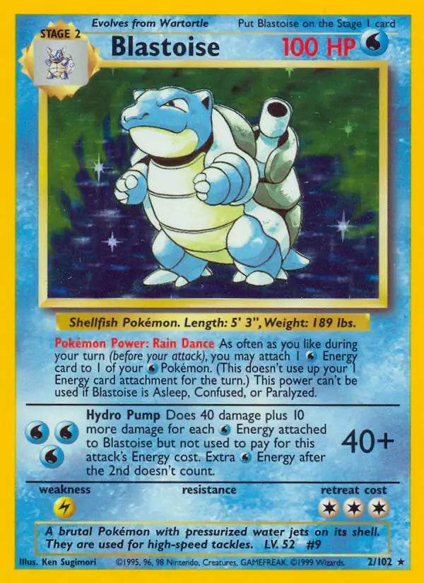 Blastoise 2/102 Holo Rare - MissingNo.