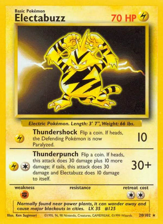 Electabuzz 20/102 (LP) - MissingNo.