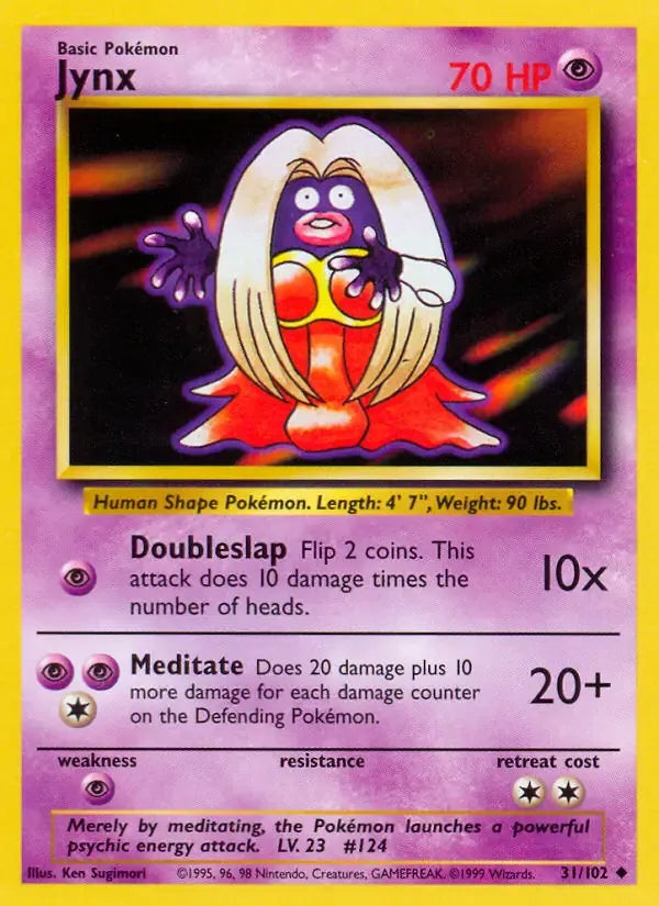 Jynx 31/102 Uncommon (LP) - MissingNo.
