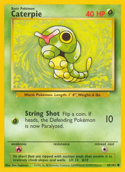 Caterpie 45/102 Common (LP) - MissingNo.