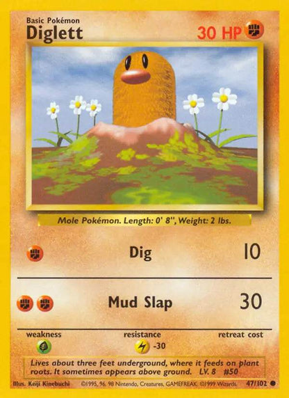 Diglett 47/102 Common (LP) - MissingNo.