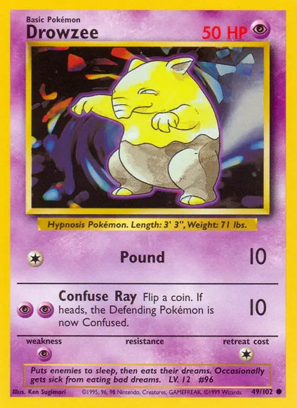 Drowzee 49/102 Common (LP) - MissingNo.