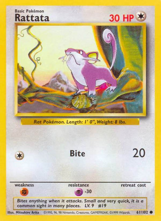 Rattata 61/102 Common (LP) - MissingNo.