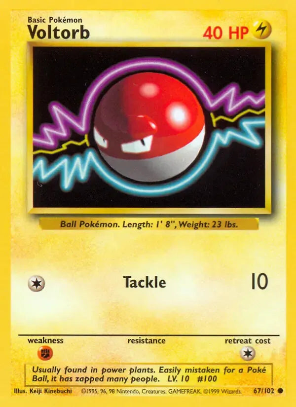 Voltorb 67/102 Common (LP) - MissingNo.