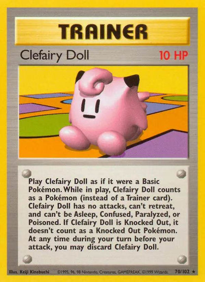 Clefairy Doll 70/102 (LP) - MissingNo.
