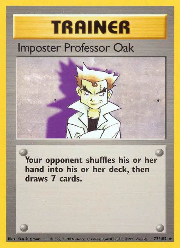 Imposter Professor Oak 73/102 (LP) - MissingNo.