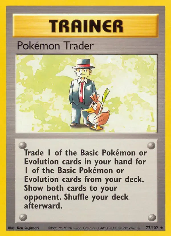 Pokémon Trader 77/102 Non-Holo Rare - MissingNo.