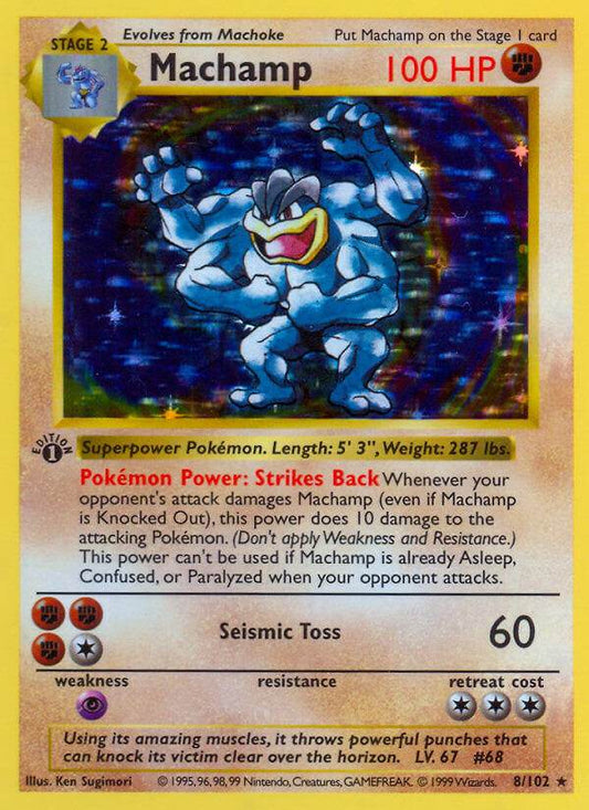 Machamp 8/102 Holo Rare - MissingNo.