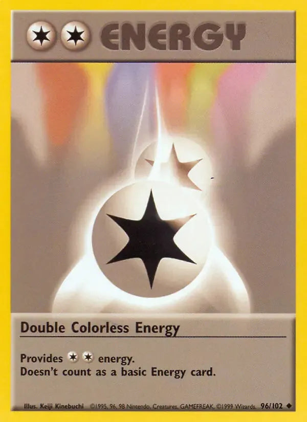 Double Colorles Energy 96/102 Uncommon (LP) - MissingNo.