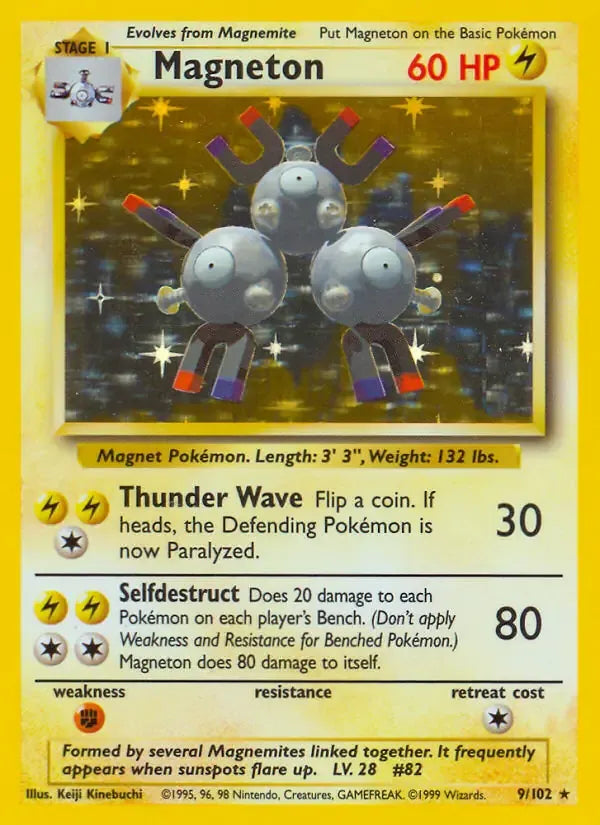 Magneton 9/102 Holo Rare - MissingNo.